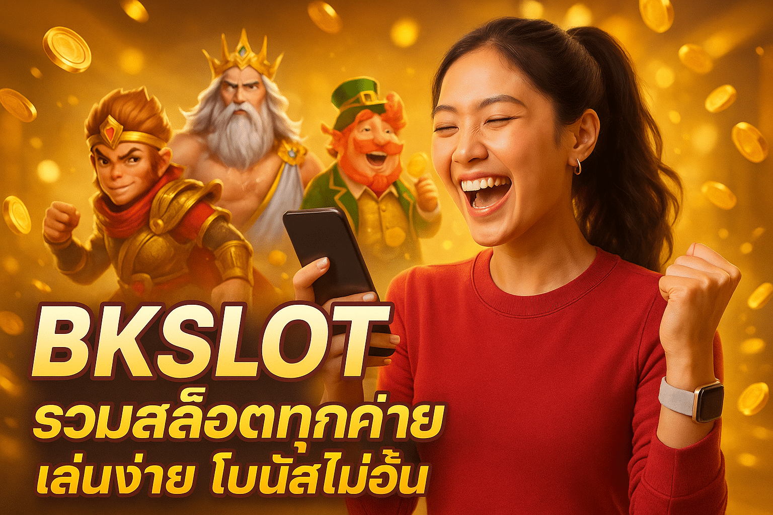 BKSLOT รวมสล็อตทุกค่าย เล่นง่าย โบนัสไม่อั้น