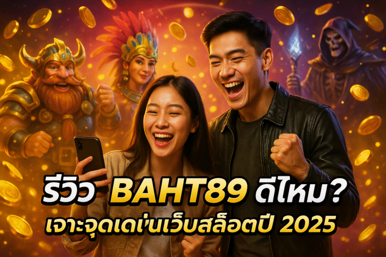รีวิว BAHT89 ดีไหม? เจาะจุดเด่นเว็บสล็อตปี 2025
