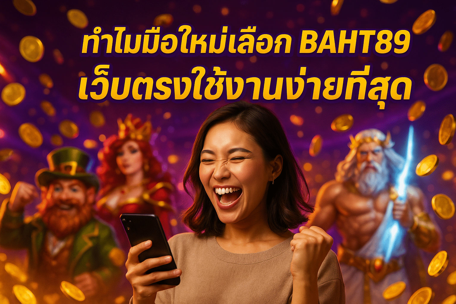 ทำไมมือใหม่เลือก BAHT89 เว็บตรงใช้งานง่ายที่สุด