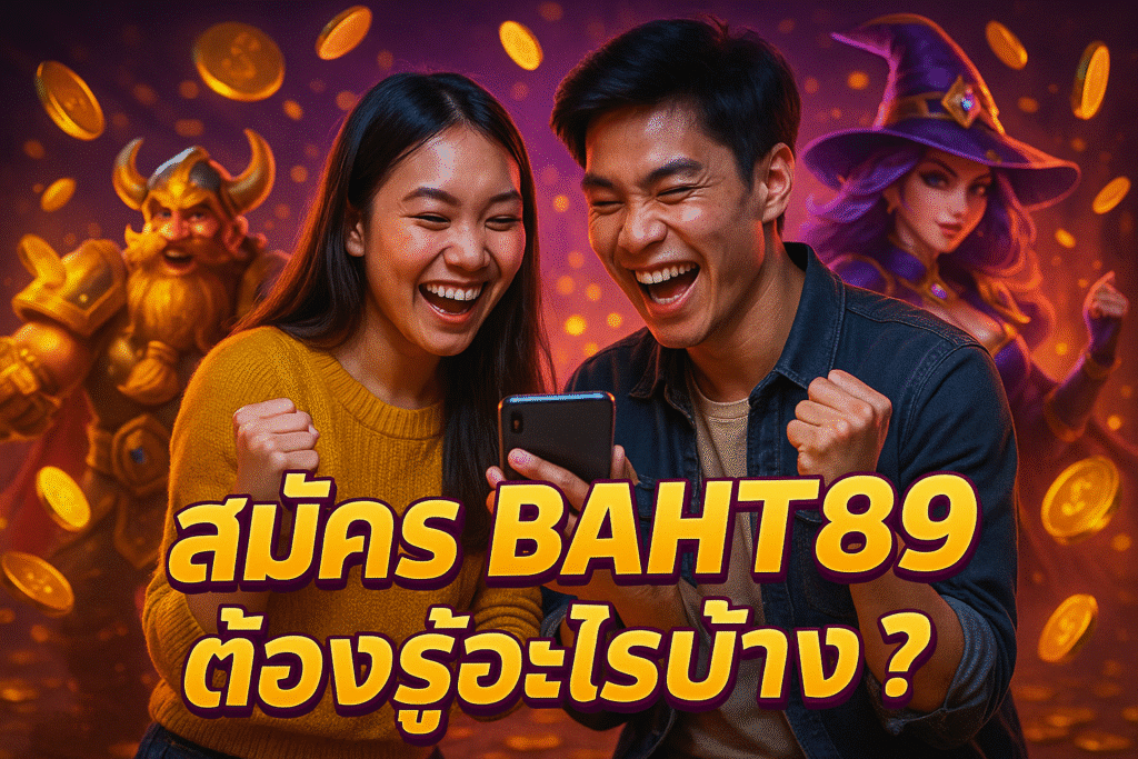 สมัคร BAHT89 ต้องรู้อะไรบ้าง? คู่มือมือใหม่